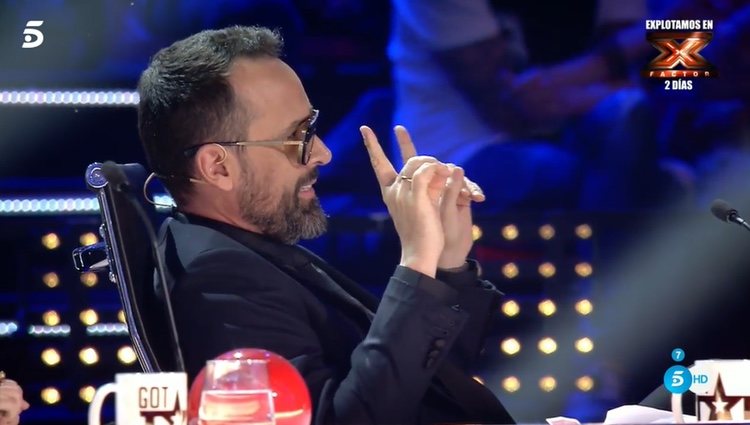 Risto Mejide en la final de 'got Talent' / Fuente: Telecinco.es