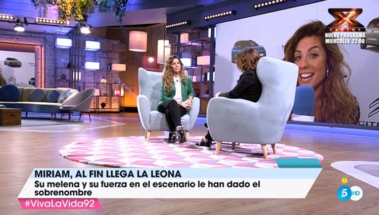 Miriam de 'OT 2017' en 'Viva la vida' Foto: Telecinco