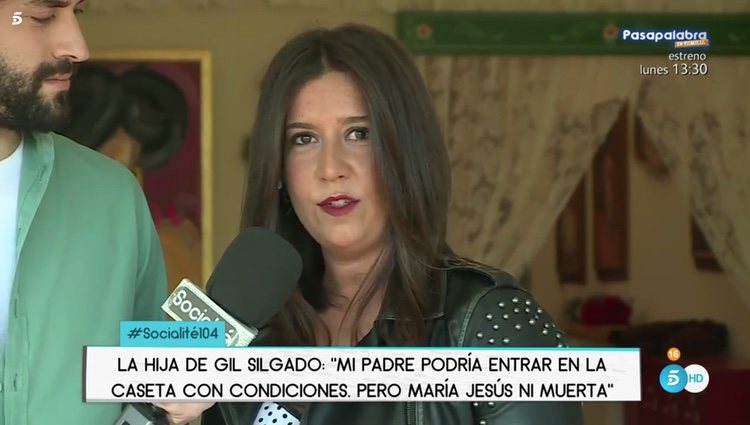 Anabel Gil Silgado durante la entrevista | Foto: Telecinco