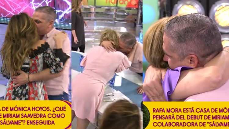 Gustavo González reconciliándose con sus compañeras / Telecinco.es