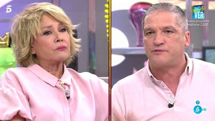 Gustavo González enfrentándose con Mila Ximénez / Telecinco.es