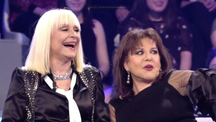 Loles León y Raffaellà Carrà en 'Volverte a ver' / Fuente: Telecinco.es