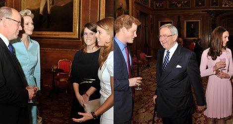 Los Príncipes de Mónaco, las Príncesas de York, el Príncipe Harry, el Rey de Grecia y la Duquesa de Cambridge