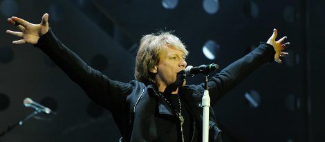 Jon Bon Jovi en uno de los conciertos de la banda
