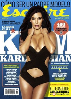 Kim Kardashian posa para Esquire en su edición mexicana