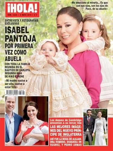Isabel Pantoja con sus nietas en ¡Hola!