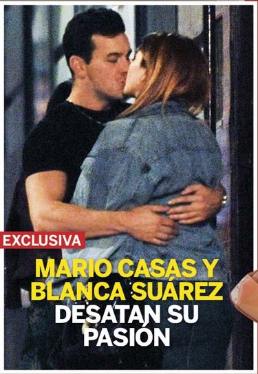 El beso de Blanca Suárez y Mario Casas en la revista Lecturas