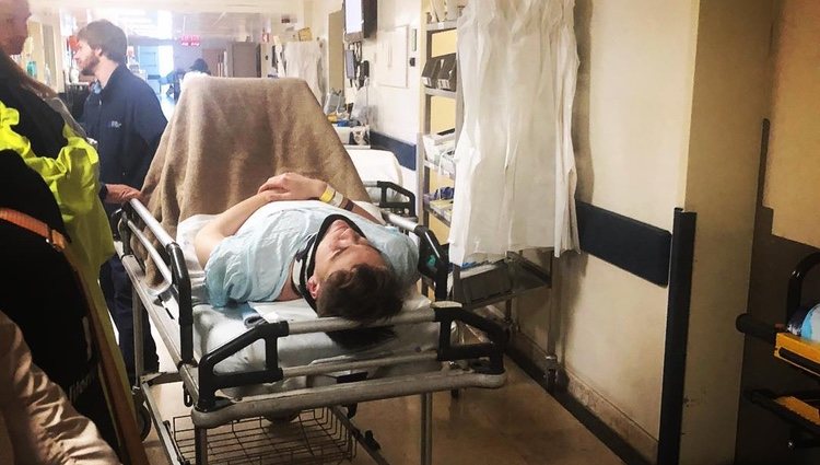 Mikolas Josef en el hospital / Fuente: Instagram