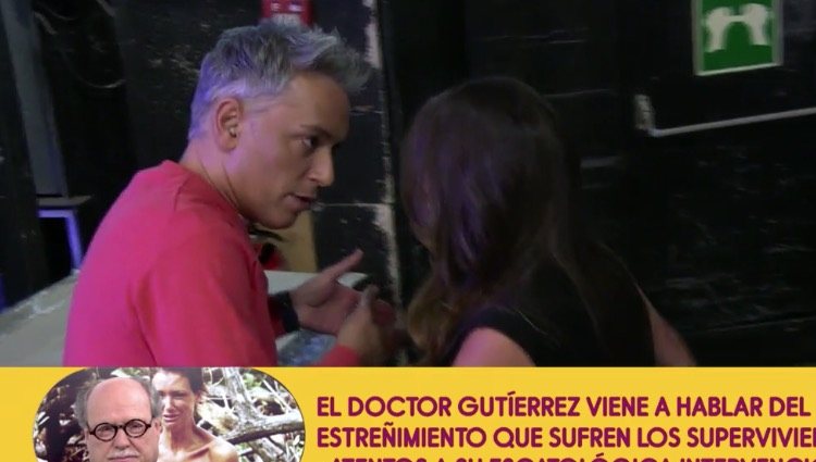 Kiko Hernández cuenta lo que sabe a Anabel Pantoja en privado/Foto: Telecinco
