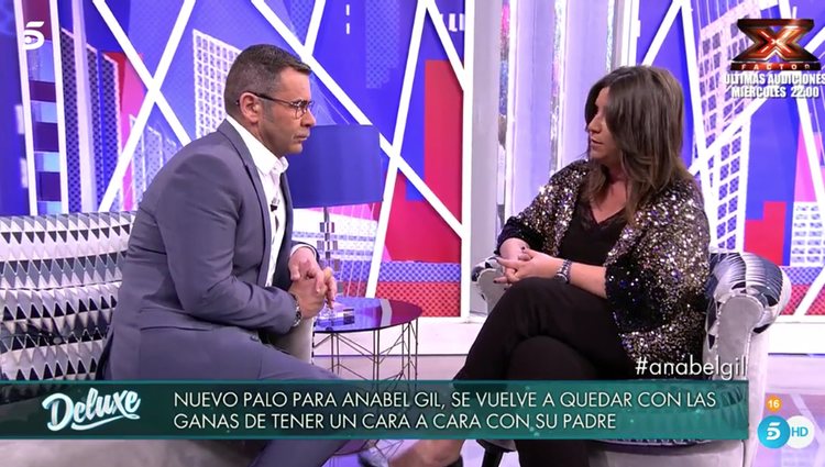 Anabel Gil Silgado en su entrevista en 'Sábado Deluxe' / Fuente: Telecinco.es
