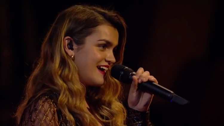 Amaia durante la actuación de Eurovisión 2018 / RTVE.es
