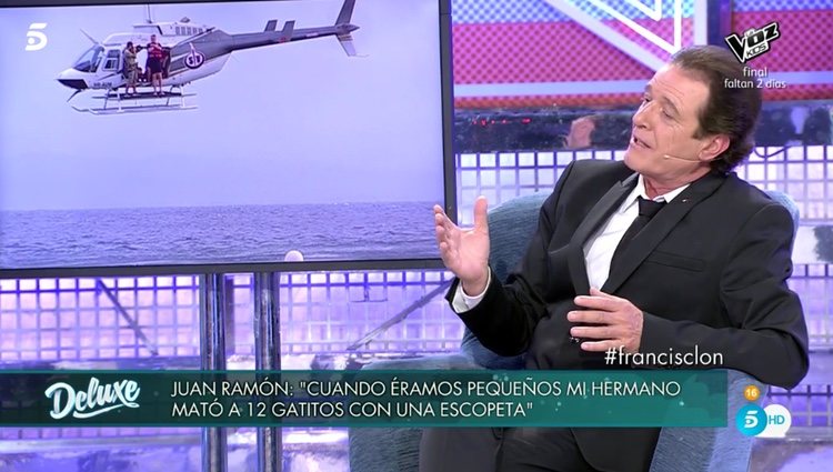 Juan Ramón en 'Sábado Deluxe' | Foto: Telecinco.es