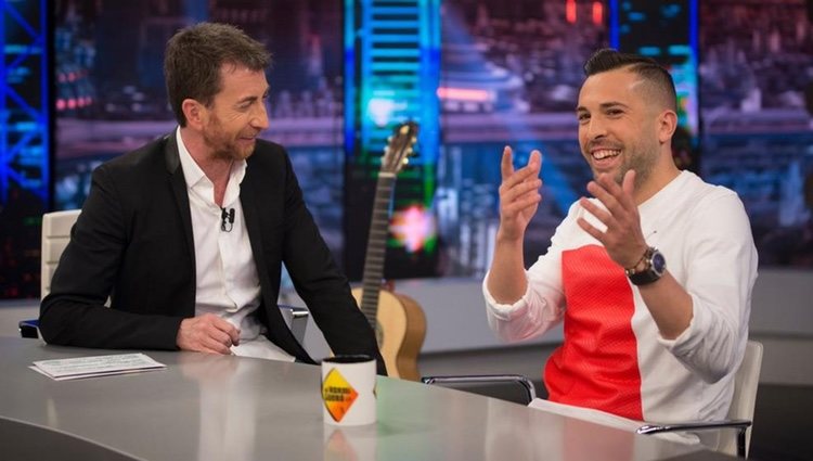 Jordi Alba y Pablo Motos en 'El Hormiguero' / Antena 3