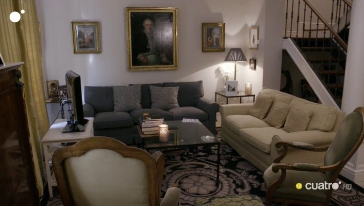 El salón de la impresionante casa de Antonia Dell'Atte/Foto: Cuatro