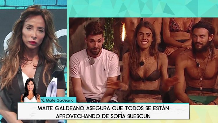 Maite Galdeano habló con María Patiño en 'Socialité' / Telecinco.es