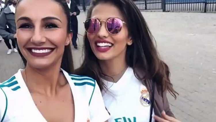 Sara Sálamo y Adriana Pozueco con sus camisetas del Real Madrid / Instagram