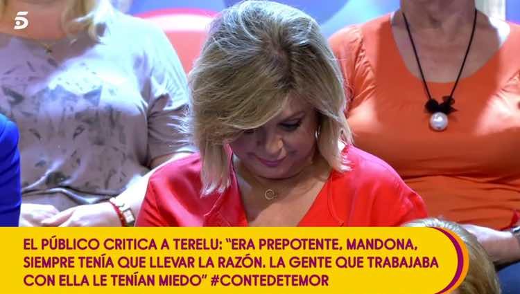 Terelu Campos empezando a derrumbarse / Telecinco.es