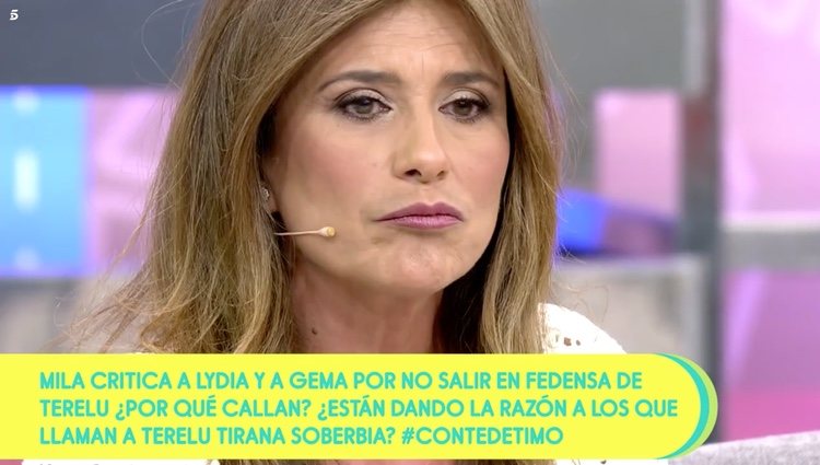 Gema López en 'Sálvame' / Telecinco.es