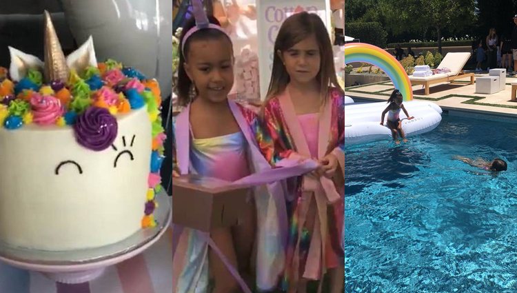 Kim Kardashian compartió muchos momentos de la fiesta / Instagram