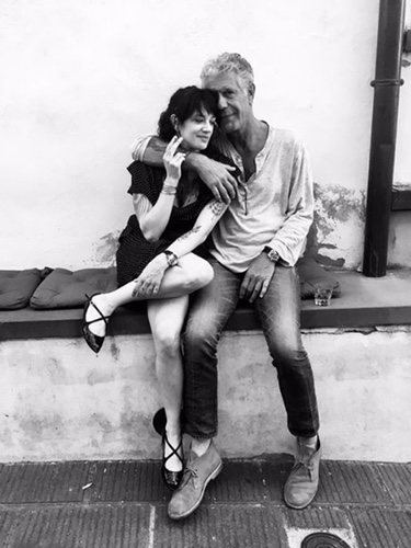 Anthony Bourdain y su pareja Asia Argento | Instagram:; Anthony Bourdain