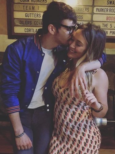 Hilary Duff con su novio Matthew Koma/Fuente: Instagram de Hilary Duff