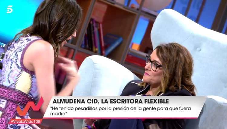 Almudena Cid tenía una grandísima presión / Telecinco.es