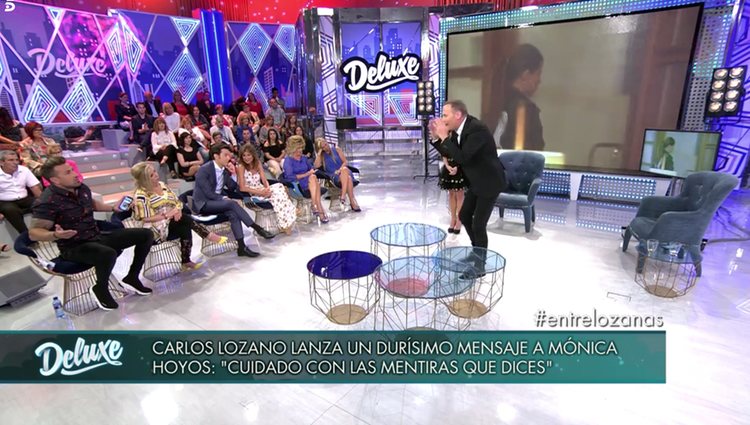 La situación se puso muy tensa entre Lozano y Mora / Telecinco.es