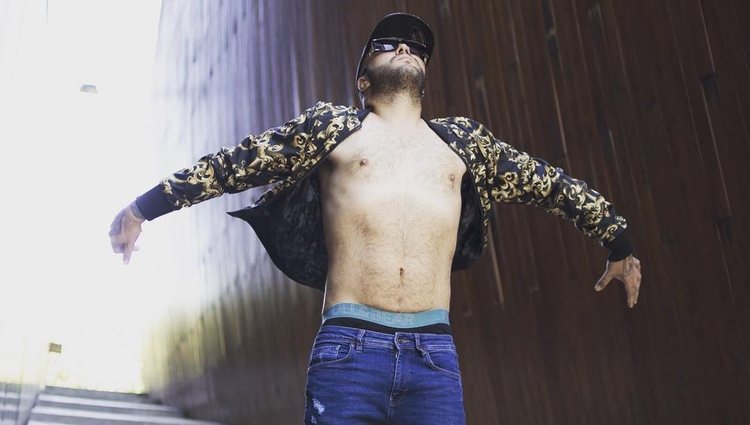Kiko Rivera luciendo su nueva figura en Instagram