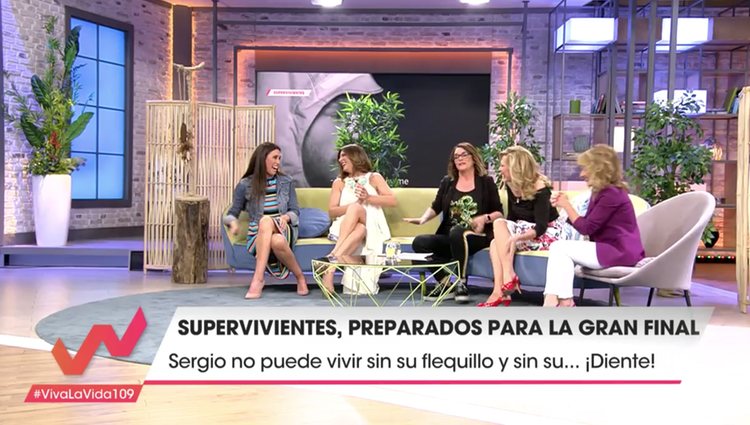 Sus compañeras no pudieron contener la risa ante tal historia </p><p>/ Telecinco.es