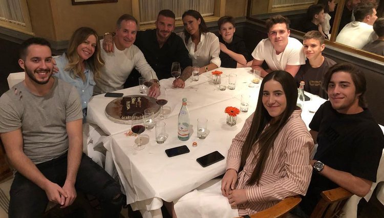 Reunión de la familia Beckham y amigos/Instagram