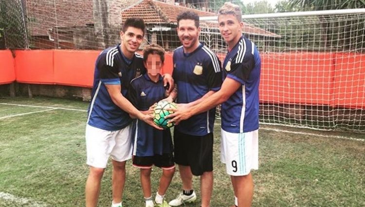 Los hijos del 'Cholo' Simeone | Fuente: Instagram