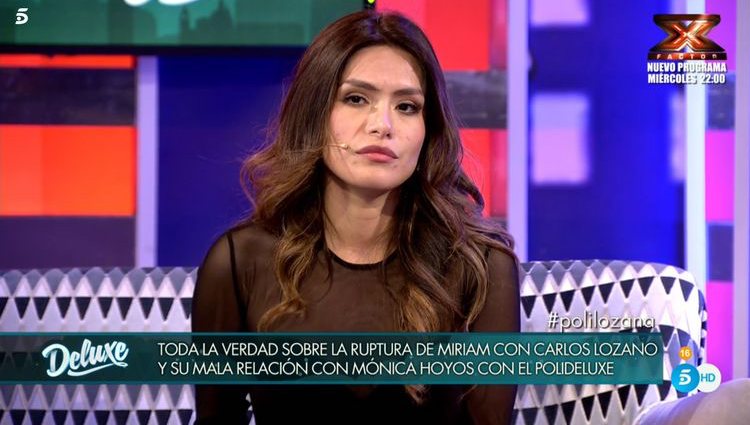 Miriam Saavedra acostumbra ir a 'Sálvame' a hablar de Mónica Hoyos y Carlos Lozano