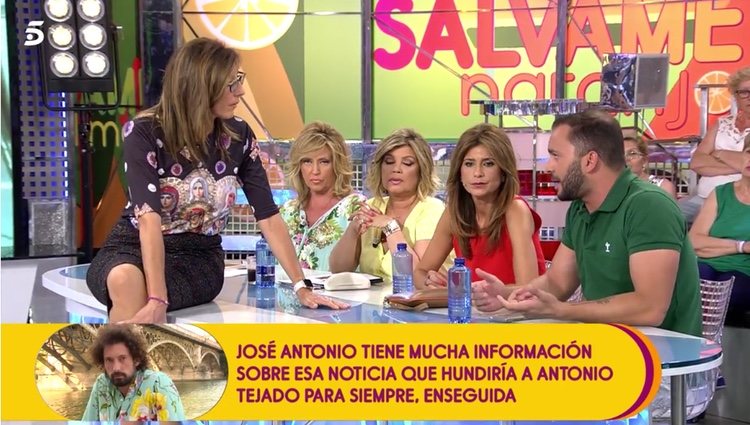 Antonio Tejado se defiende en 'Sálvame' / Foto: Telecinco.es