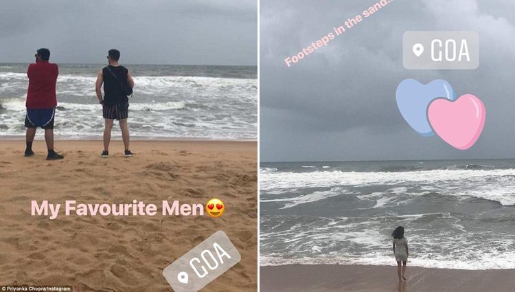 Los stories que la pareja ha compartido en sus perfiles de Instagram