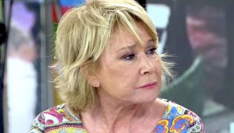 Mila Ximénez a punto de llorar en 'Sálvame' / Telecinco.es