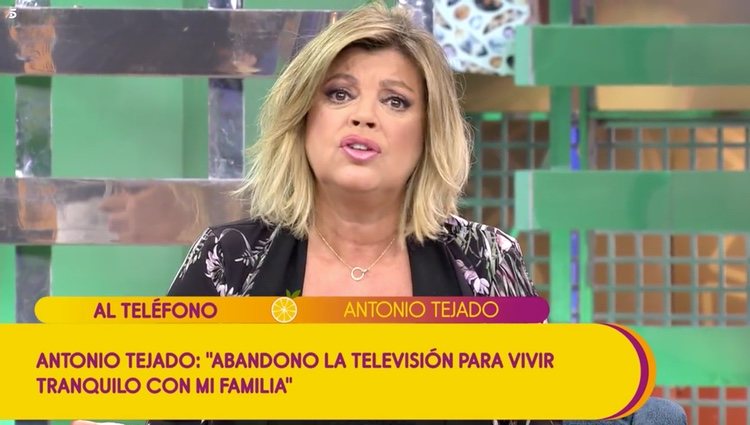 Terelu Campos pide a Antonio Tejado que no tome decisiones en caliente / Telecinco.es