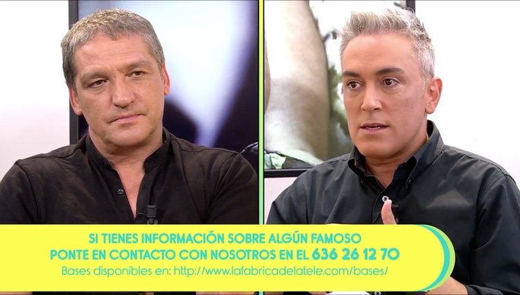 El cara a cara de Kiko Hernández y Gustavo González en 'Sálvame' / Telecinco.es