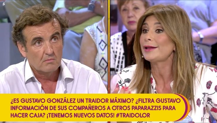 Gema López se enfrenta Antonio Montero en 'Sálvame' / Telecinco.es