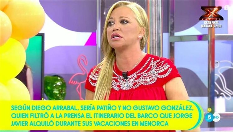 Belén Esteban defiende a María Patiño en 'Sálvame' / Telecinco.es