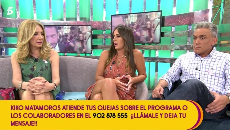 Anabel Pantoja hablando del bautizo del hijo de Chabelita y Alberto Isla / Foto: Telecinco.es