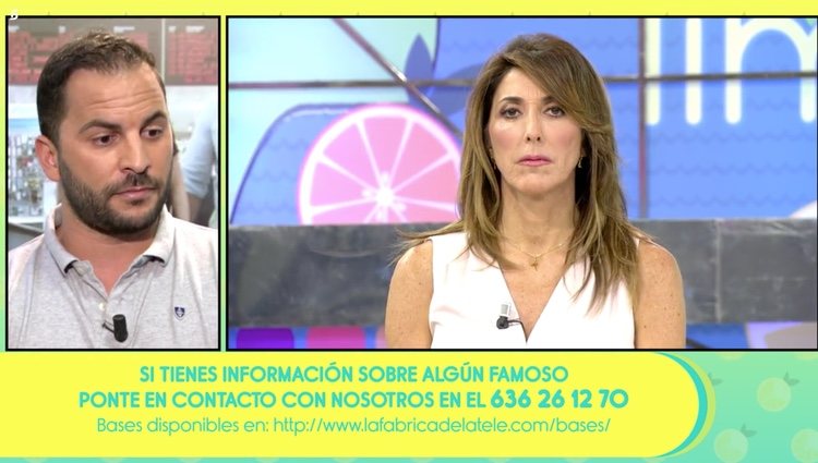 Antonio Tejado desmiente el testimonio del hombre en 'Sálvame' / Telecinco.es