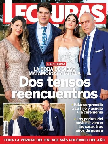 Portada de la revista Lecturas con la boda de Diego Matamoros y Estela Grande