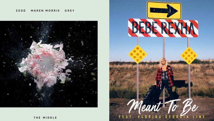 'The Middle' con Zedd, Maren Morris y Grey o 'Meant to Be' de Bebe Rexha y Florida Georgia Line bien podrían estar nominadas a los Grammy 2019