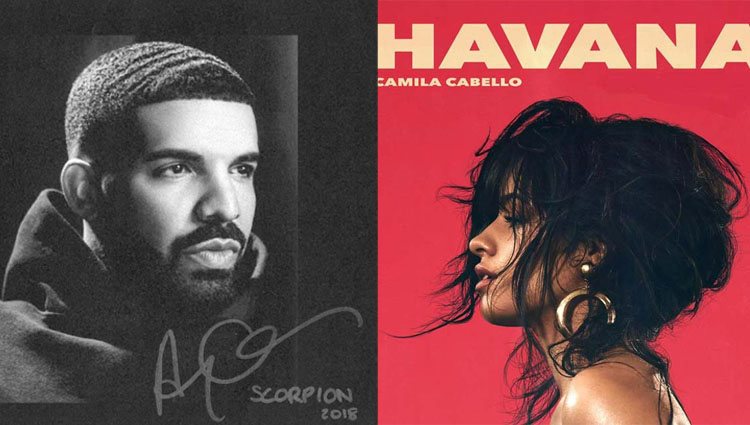 Drake y Camila Cabello, dos súperventas gracias a sus nuevos discos