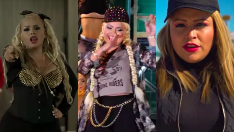 El aspecto de Lorna en sus videoclips a lo largo de la presente década
