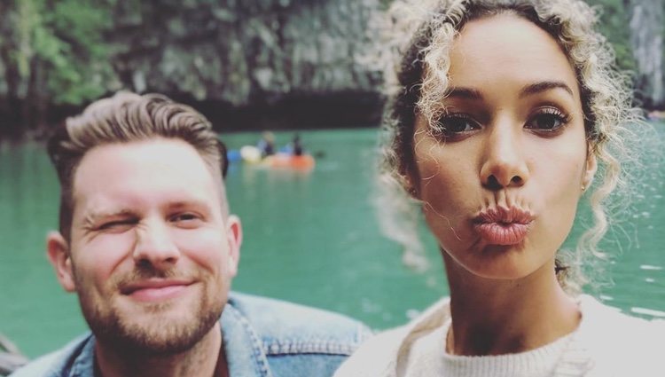 Leona Lewis y Dennis Jauch muy divertidos durante sus vacaciones en Hanoi/Foto:Instagram