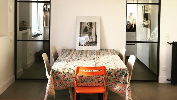 El primer desayuno de Tania Llasera en su nuevo salón / Instagram 