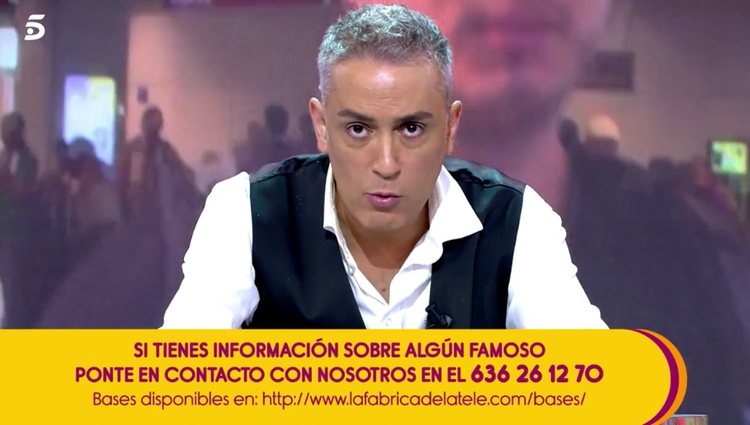 Kiko Hernández hablando de Chabelita Pantoja / Foto: Telecinco.es