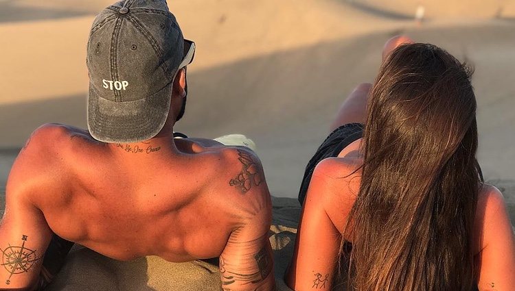 Anabel Pantoja y su novio Omar / Instagram
