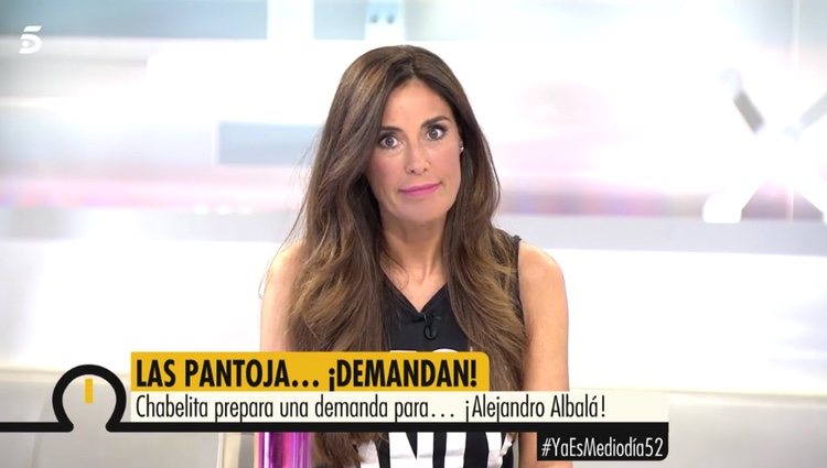Isabel Rábago confirma la demanda de Chabelita Pantoja a Albalá / Foto: Telecinco.es